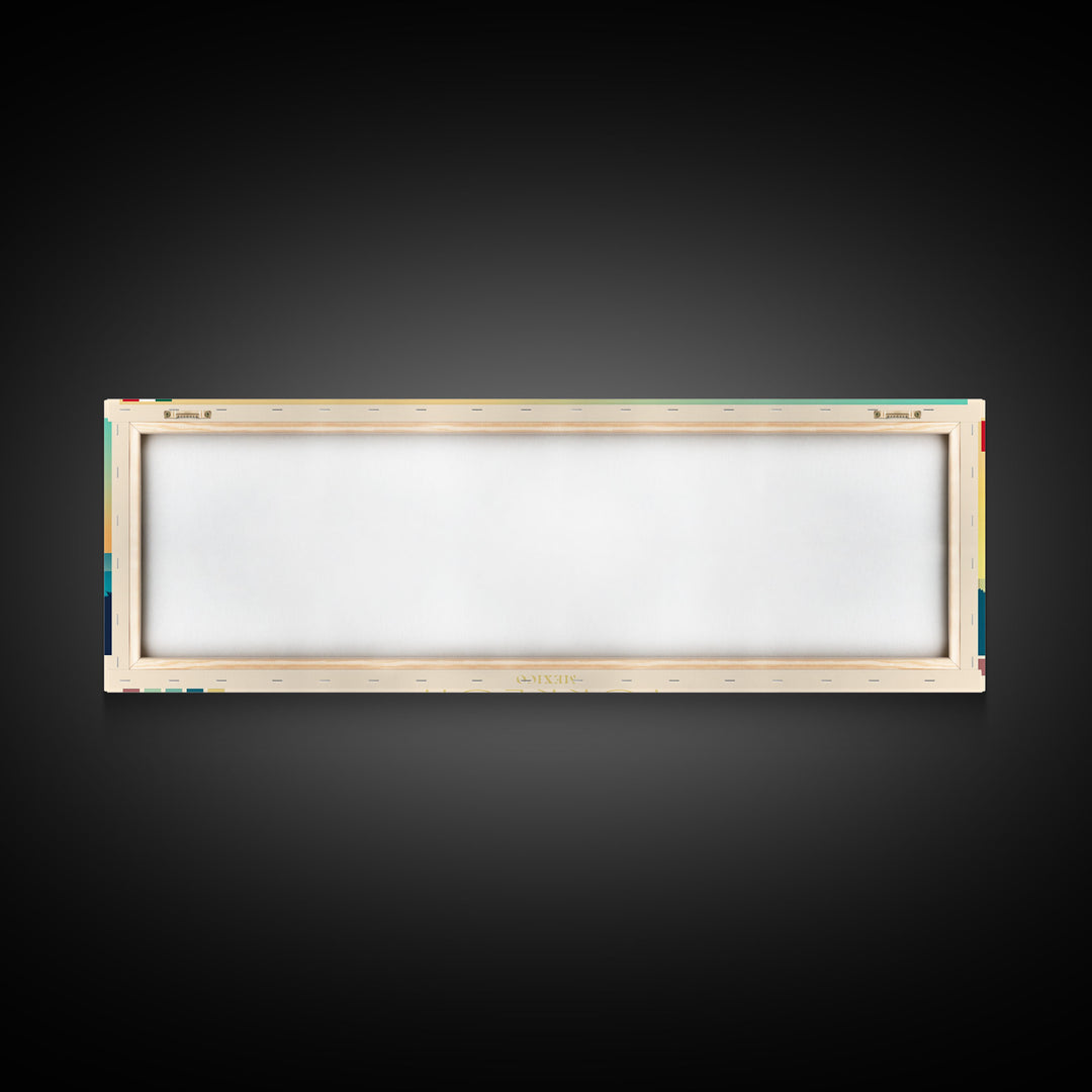 Torreon, Mexico Travel Poster Panoramic Canvas Print, Torreon, Mexico Painting, Mexico Art, Torreon Travel Art, Guest Room Painting