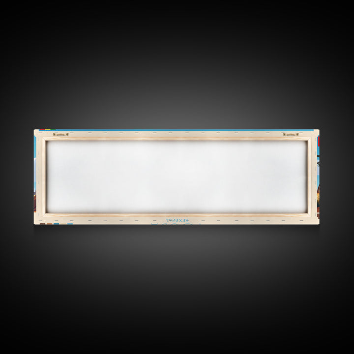 Touba, Senegal Travel Poster Panoramic Canvas Print, Touba, Senegal Painting, Senegal Art, Touba Travel Art, Guest Room Painting