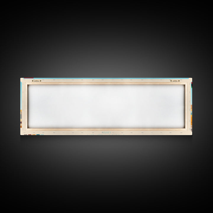 Panoramic Travel Poster Tripoli, Libya Canvas Print, Tripoli, Libya Painting, Libya Art, Tripoli Travel Art, Guest Room Painting