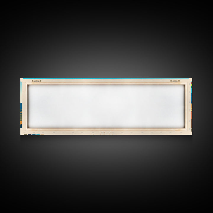 Viacha, Bolivia Panoramic Travel Poster Canvas Print, Viacha, Bolivia Painting, Bolivia Art, Viacha Travel Art, Guest Room Painting