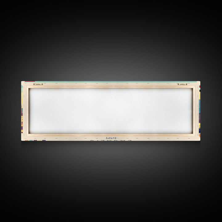 Zagazig, Egypt Panoramic Travel Poster Canvas Print, Zagazig, Egypt Painting, Egypt Art, Zagazig Panoramic Travel Art, Travel Painting