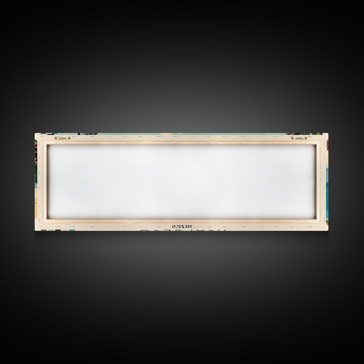 Acapulco, Mexico Panoramic Canvas Print, Acapulco, Mexico Painting, Mexico Art, Acapulco Travel Poster, Travel Art, Guest Room Painting