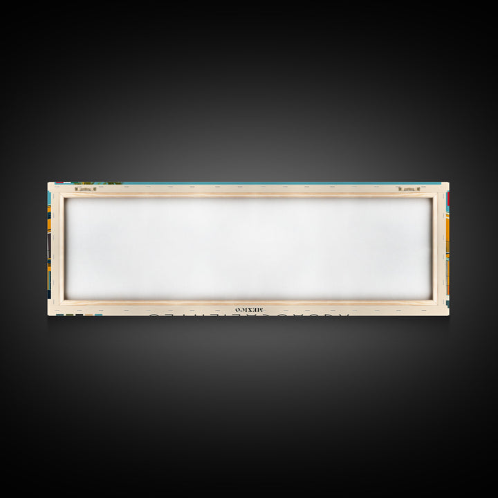 Aguascalientes, Mexico Panoramic Canvas Print, Aguascalientes, Mexico Painting, Mexico Art, Aguascalientes Travel Poster, Travel Art, Guest Room Painting