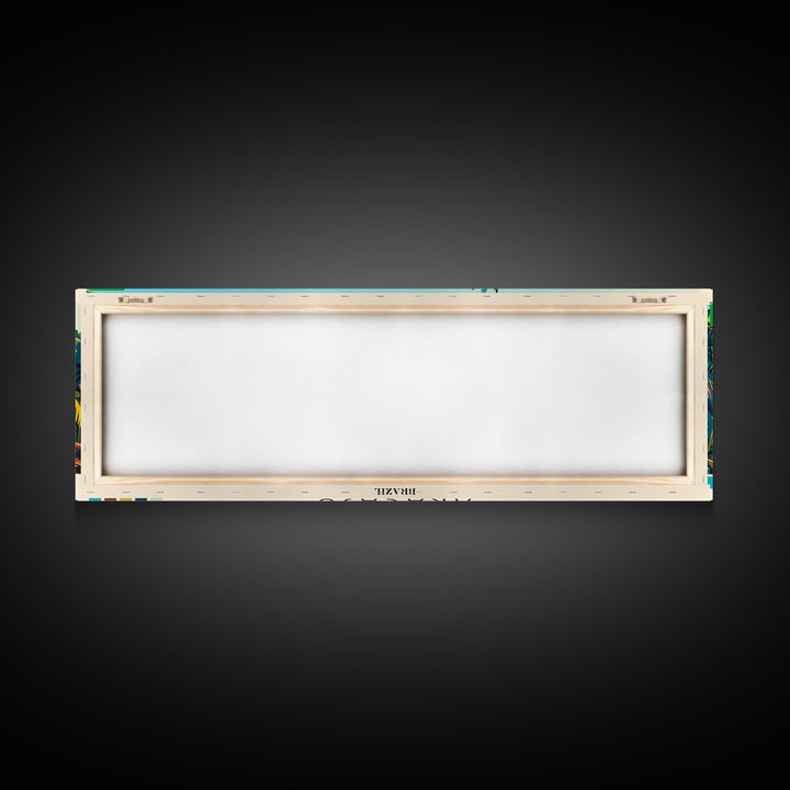 Aracaju, Brazil Panoramic Canvas Print, Aracaju, Brazil Painting, Brazil Art, Aracaju Travel Poster, Travel Art, Living Room Painting