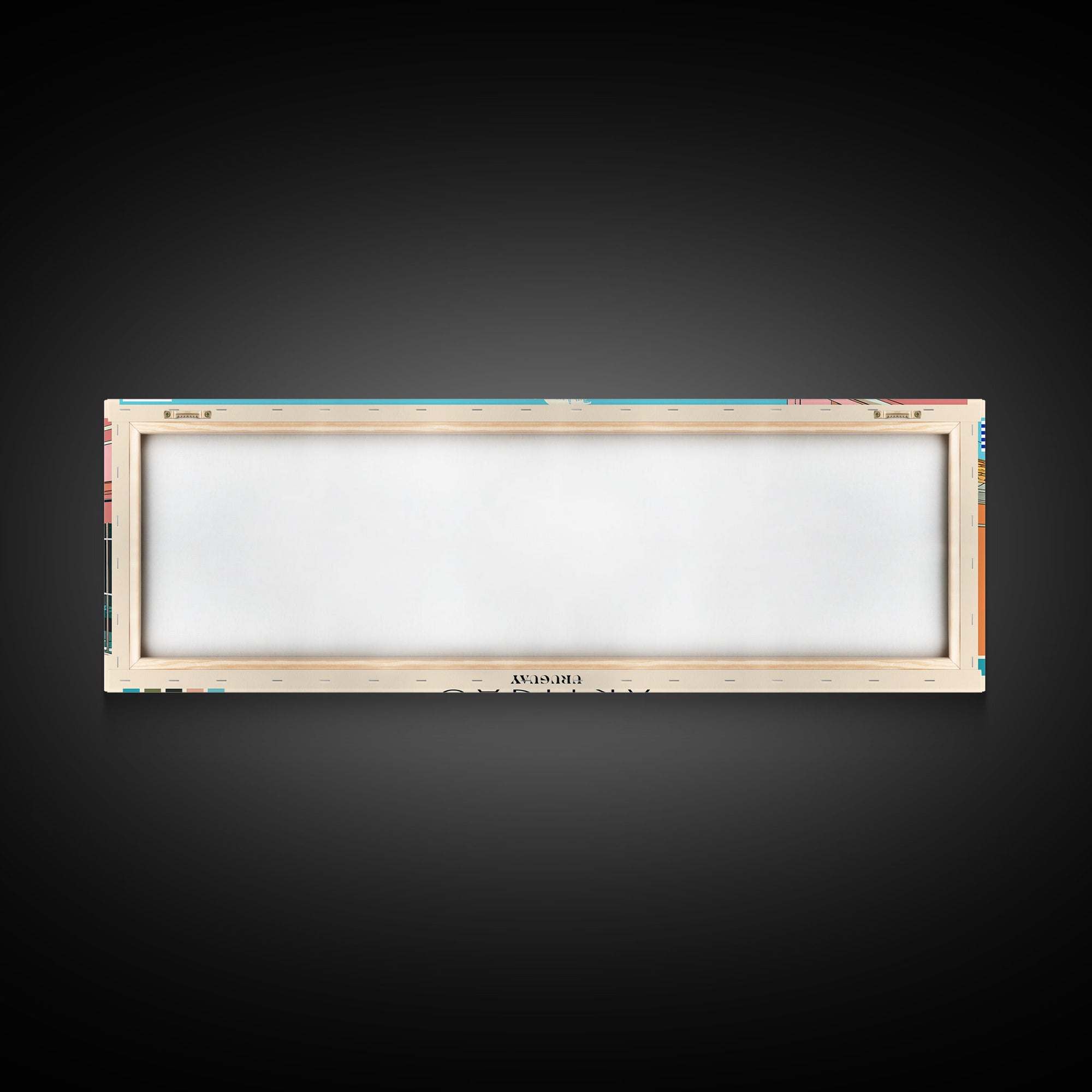 Artigas, Uruguay Panoramic Canvas Print, Artigas, Uruguay Painting, Uruguay Art, Artigas Travel Poster, Travel Art, Living Room Painting