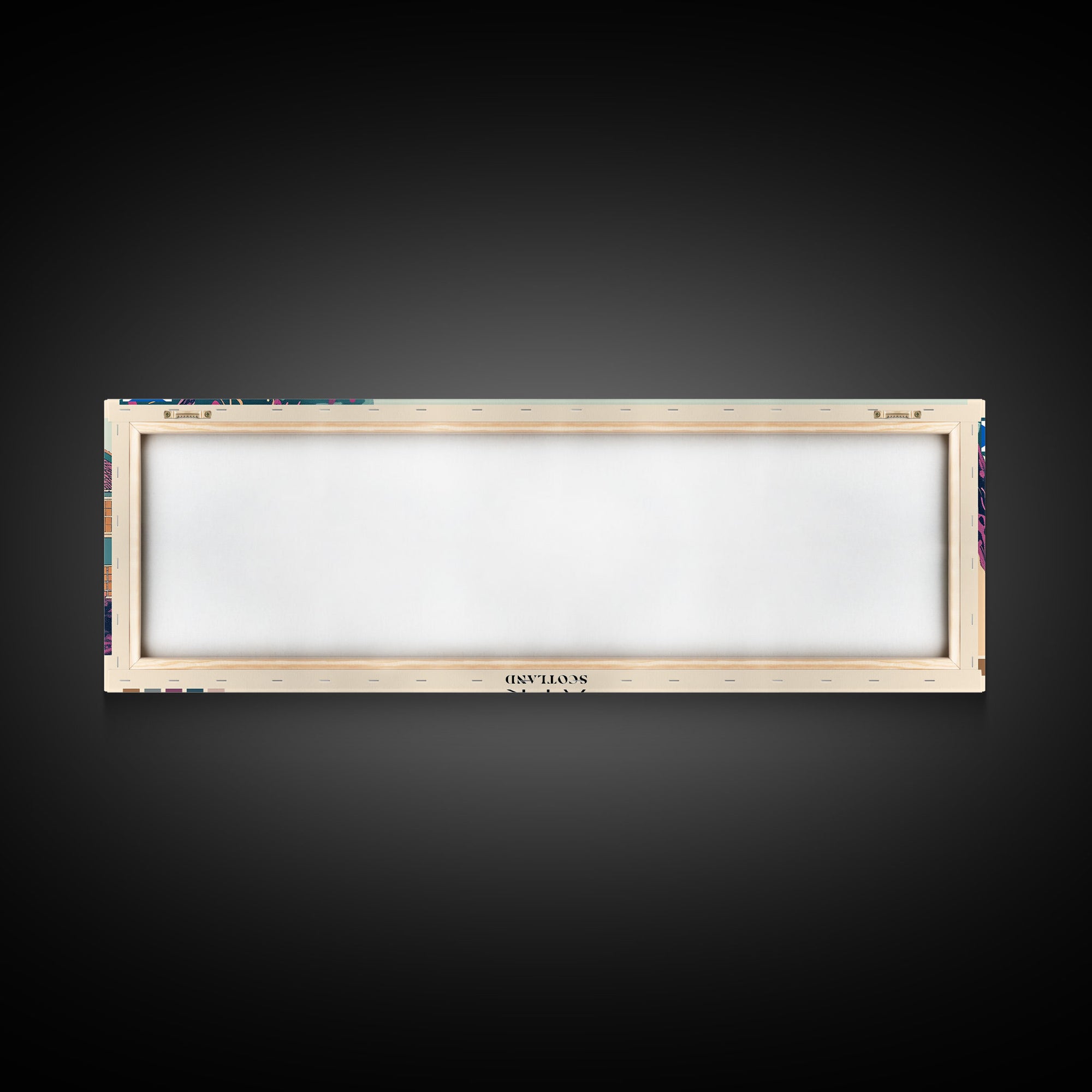 Ayr, Scotland Panoramic Canvas Print, Ayr, Scotland Painting, Scotland Art, Ayr Travel Poster, Travel Art, Guest Room Painting