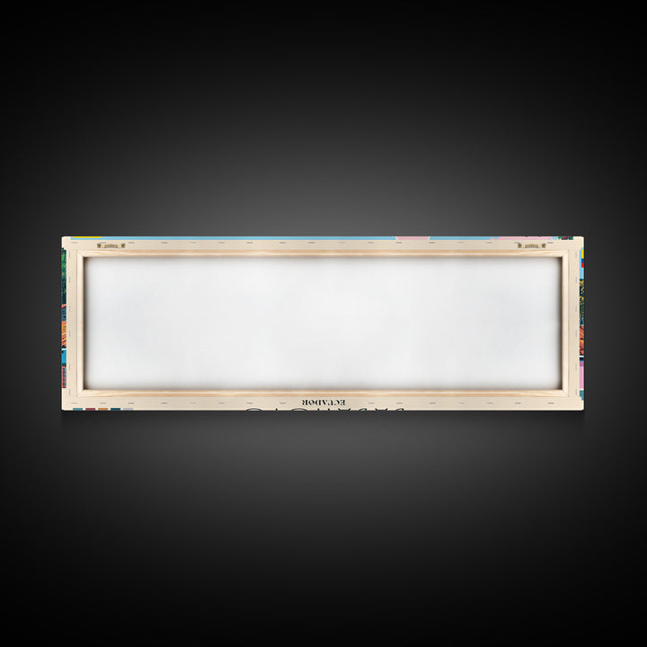 Babahoyo, Ecuador Panoramic Canvas Print, Babahoyo, Ecuador Painting, Ecuador Art, Babahoyo Travel Poster, Travel Art, Vacation Gift