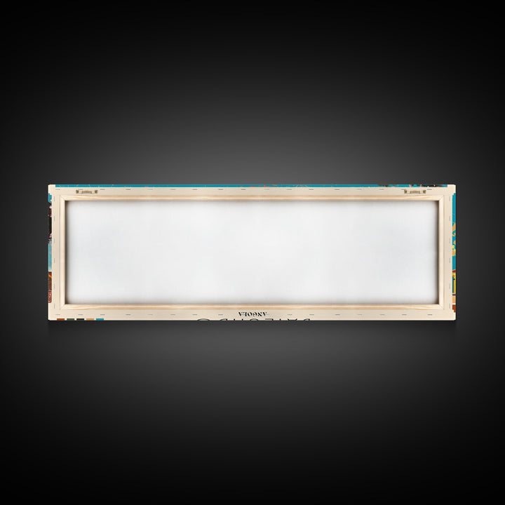 Bailundo, Angola Panoramic Canvas Print, Bailundo, Angola Painting, Angola Art, Bailundo Travel Poster, Travel Art, Vacation Gift