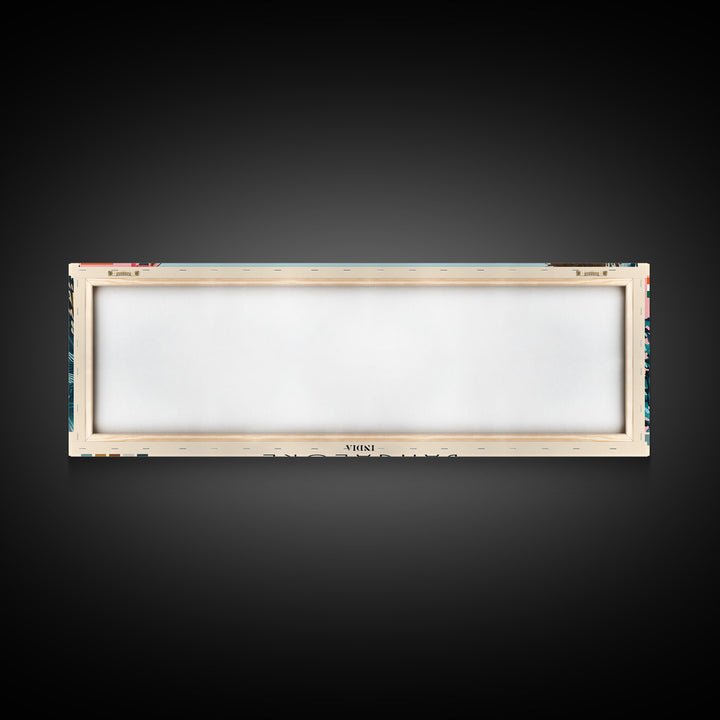 Bangalore, India Panoramic Canvas Print, Bangalore, India Painting, India Art, Bangalore Travel Poster, Travel Art, Vacation Gift