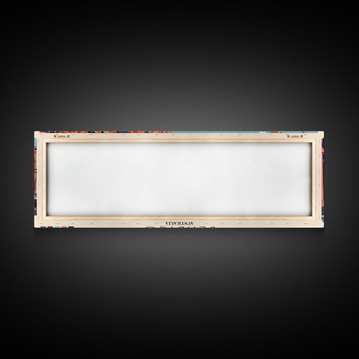 Bendigo, Australia Panoramic Canvas Print, Bendigo, Australia Painting, Australia Art, Bendigo Travel Poster, Travel Art, Guest Room Painting