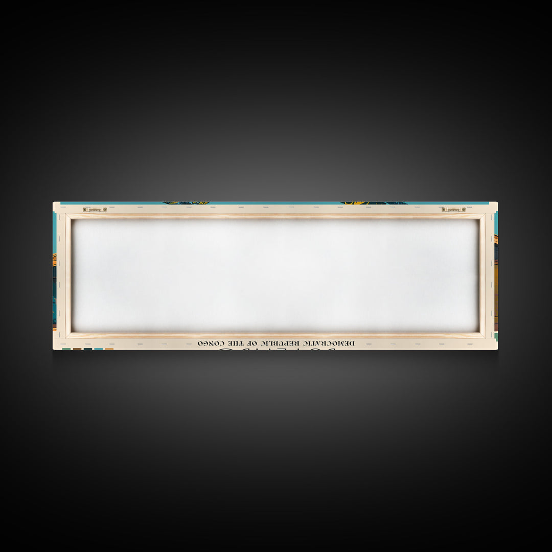 Butembo, Congo Panoramic Canvas Print, Butembo, Congo Painting, Congo Art, Butembo Travel Poster, Travel Art, Guest Room Painting