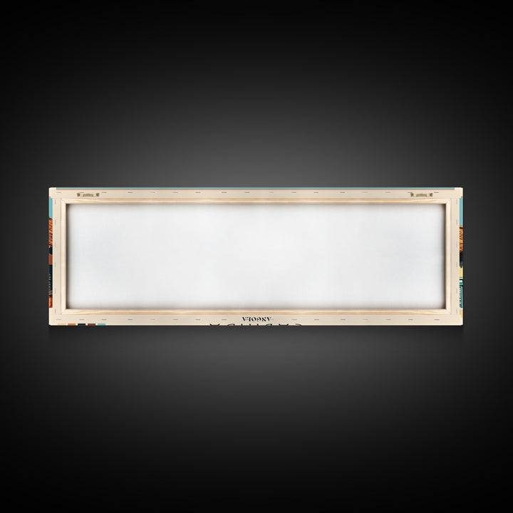 Cabinda, Angola Panoramic Canvas Print, Cabinda, Angola Painting, Angola Art, Cabinda Travel Poster, Travel Art, Vacation Gift