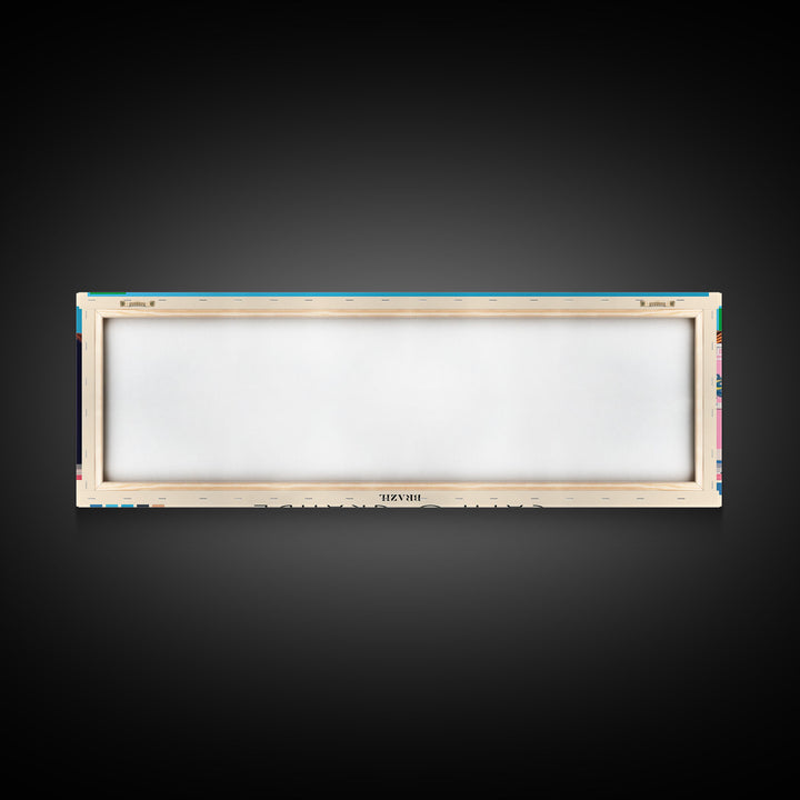 Campo Grande, Brazil Panoramic Canvas Print, Campo Grande, Brazil Painting, Brazil Art, Campo Grande Travel Poster, Travel Art, Guest Room Painting