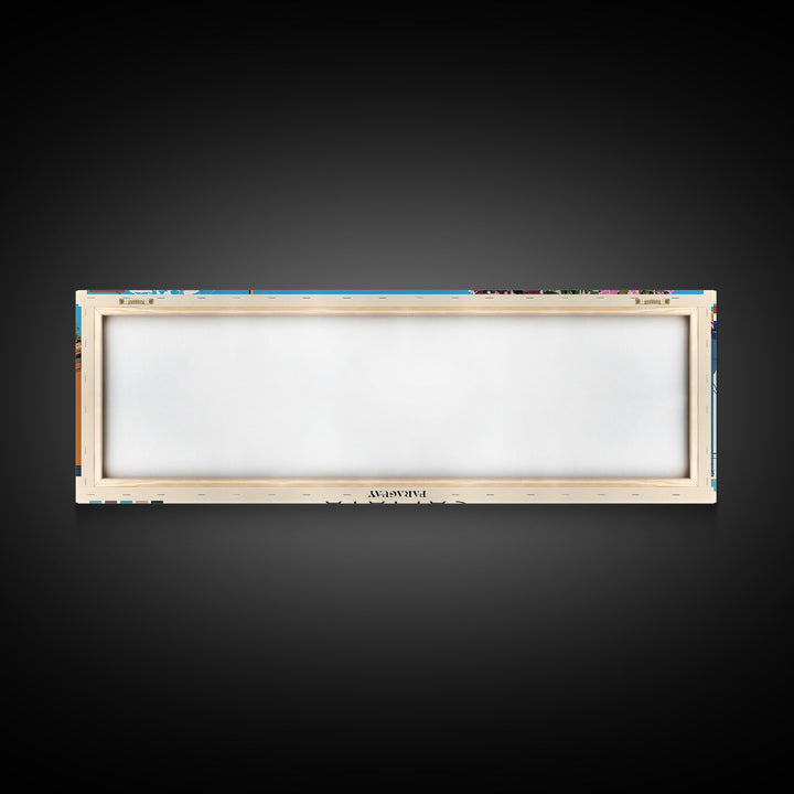 Capiata, Paraguay Panoramic Canvas Print, Capiata, Paraguay Painting, Paraguay Art, Capiata Travel Poster, Travel Art, Guest Room Painting