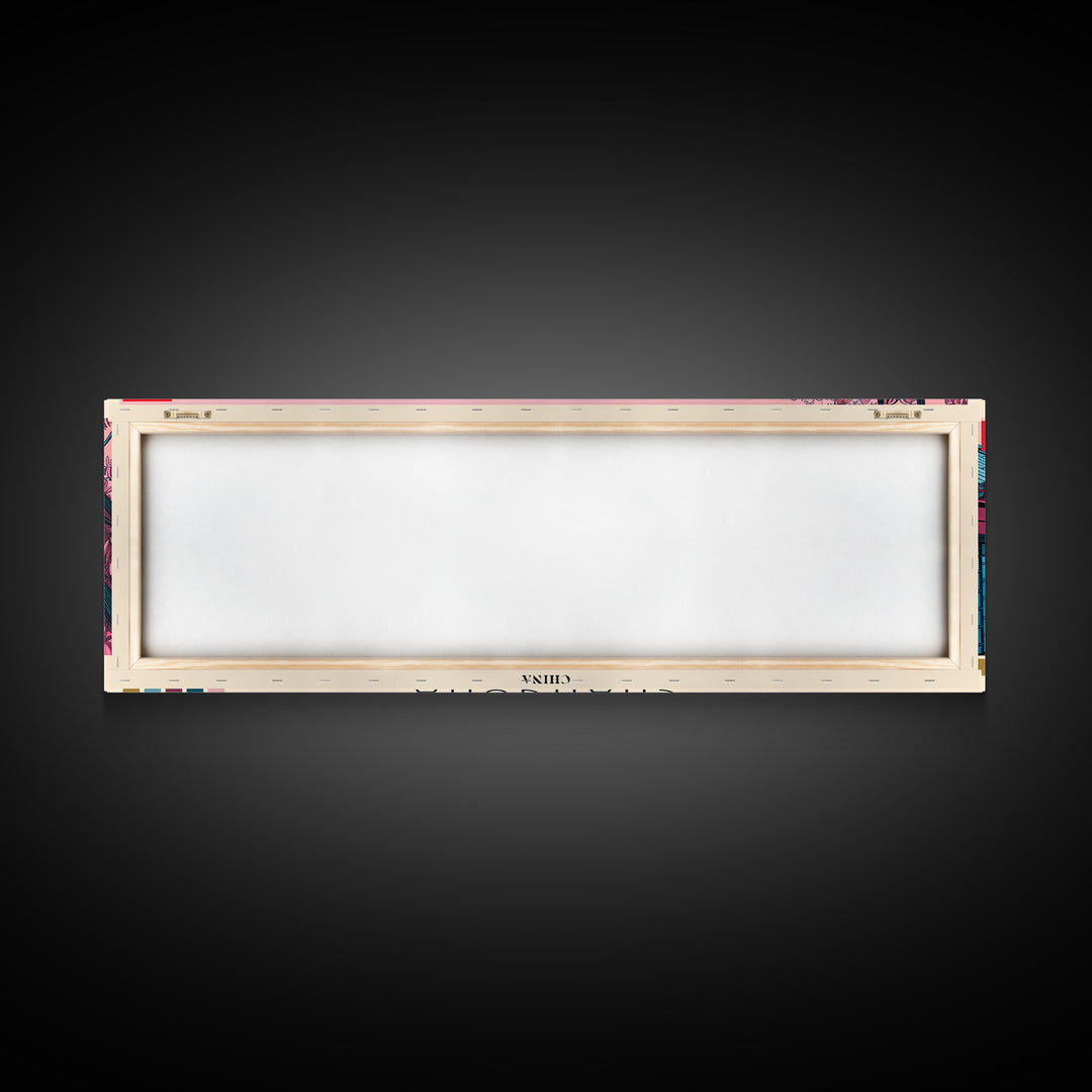 Changsha, China Panoramic Canvas Print, Changsha, China Painting, China Art, Changsha Travel Poster, Travel Art, Housewarming Gift