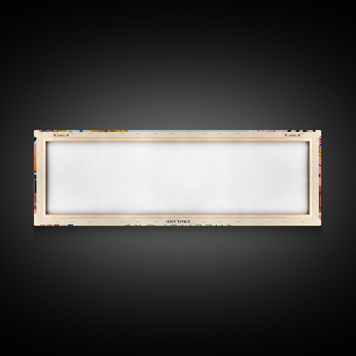 Chelmsford, England Panoramic Canvas Print, Chelmsford, England Painting, England Art, Chelmsford Travel Poster, Travel Art, Guest Room Painting