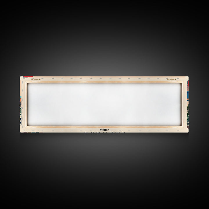 Chengdu, China Panoramic Canvas Print, Chengdu, China Painting, China Art, Chengdu Travel Poster, Travel Art, Vacation Gift