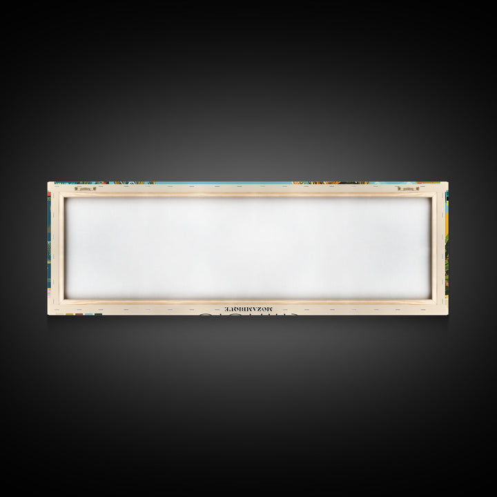 Chimoio, Mozambique Panoramic Canvas Print, Chimoio, Mozambique Painting, Mozambique Art, Chimoio Travel Poster, Travel Art, Guest Room Painting