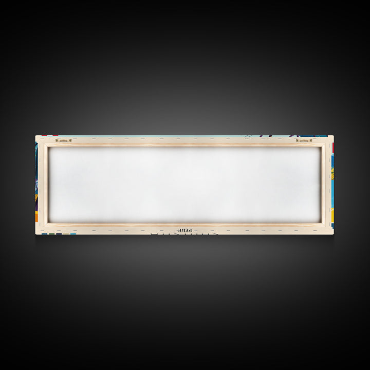 Chincha, Peru Panoramic Canvas Print, Chincha, Peru Painting, Peru Art, Chincha Travel Poster, Travel Art, Guest Room Painting