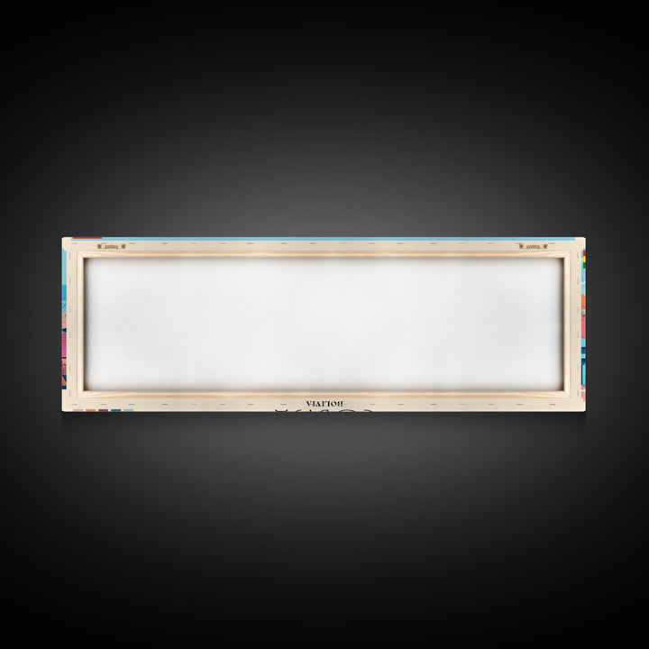 Cobija, Bolivia Panoramic Canvas Print, Cobija, Bolivia Painting, Bolivia Art, Cobija Travel Poster, Travel Art, Vacation Gift