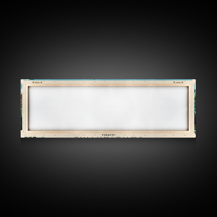 Constantine, Algeria Panoramic Canvas Print, Constantine, Algeria Painting, Algeria Art, Constantine Travel Poster, Travel Art, Housewarming Gift