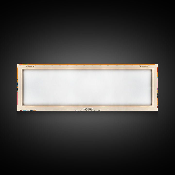 Dakar, Senegal Panoramic Canvas Print, Dakar, Senegal Painting, Senegal Art, Dakar Travel Poster, Travel Art, Vacation Gift