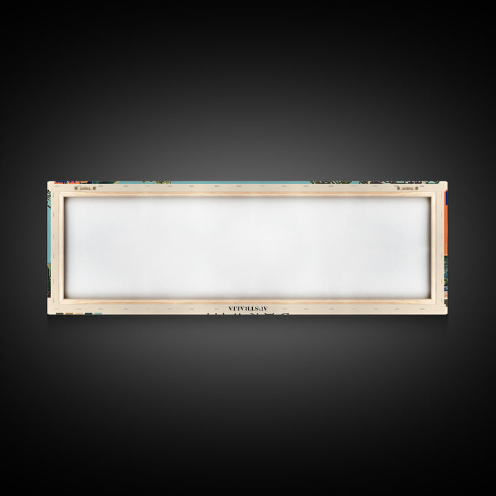 Darwin, Australia Panoramic Canvas Print, Darwin, Australia Painting, Australia Art, Darwin Travel Poster, Travel Art, Housewarming Gift