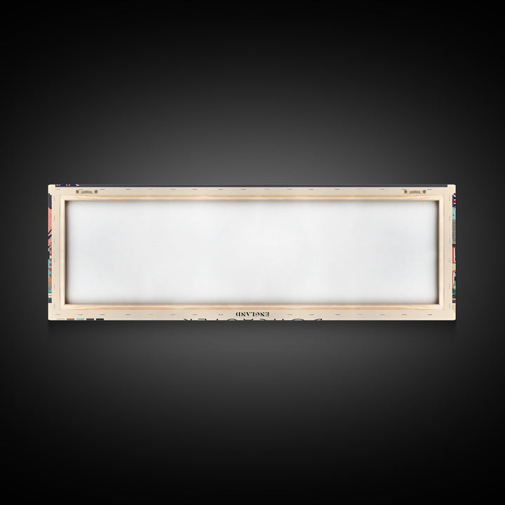 Doncaster, England Panoramic Canvas Print, Doncaster, England Painting, England Art, Doncaster Travel Poster, Travel Art, Guest Room Painting