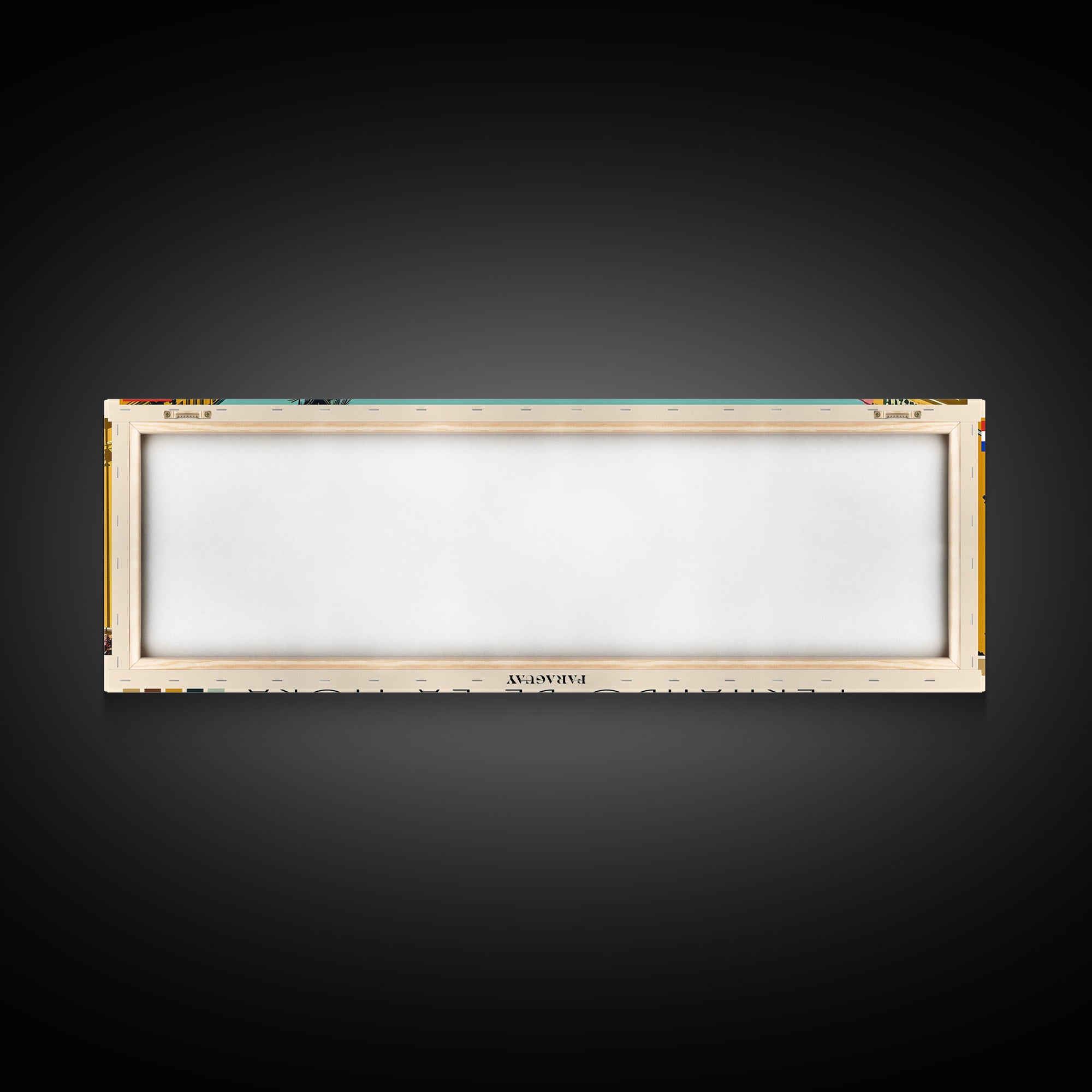 Fernando de la Mora, Paraguay Panoramic Canvas Print, Fernando de la Mora, Paraguay Painting, Paraguay Art, Fernando de la Mora Travel Poster, Travel Art, Guest Room Painting
