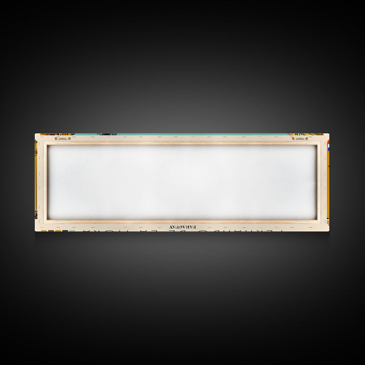 Fernando de la Mora, Paraguay Panoramic Canvas Print, Fernando de la Mora, Paraguay Painting, Paraguay Art, Fernando de la Mora Travel Poster, Travel Art, Guest Room Painting