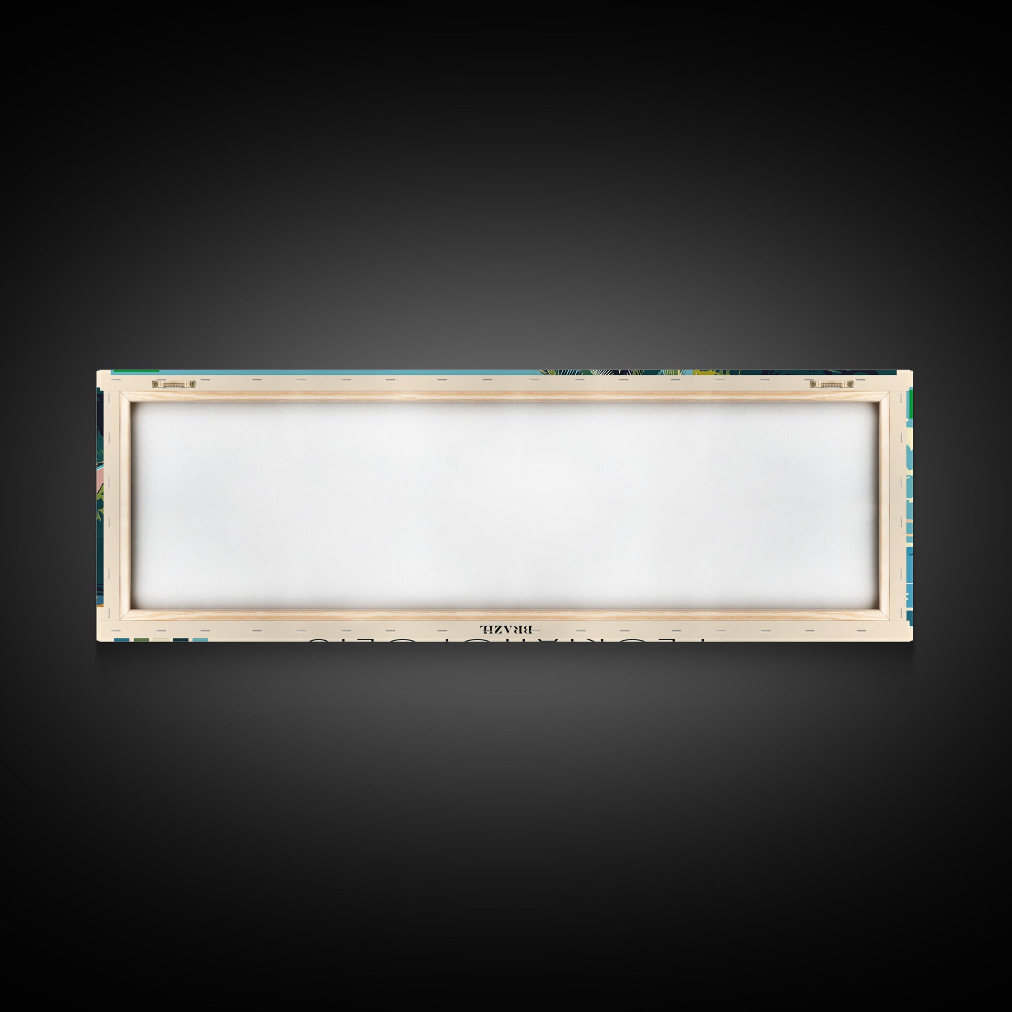 Florianopolis, Brazil Panoramic Canvas Print, Florianopolis, Brazil Painting, Brazil Art, Florianopolis Travel Poster, Travel Art, Living Room Painting