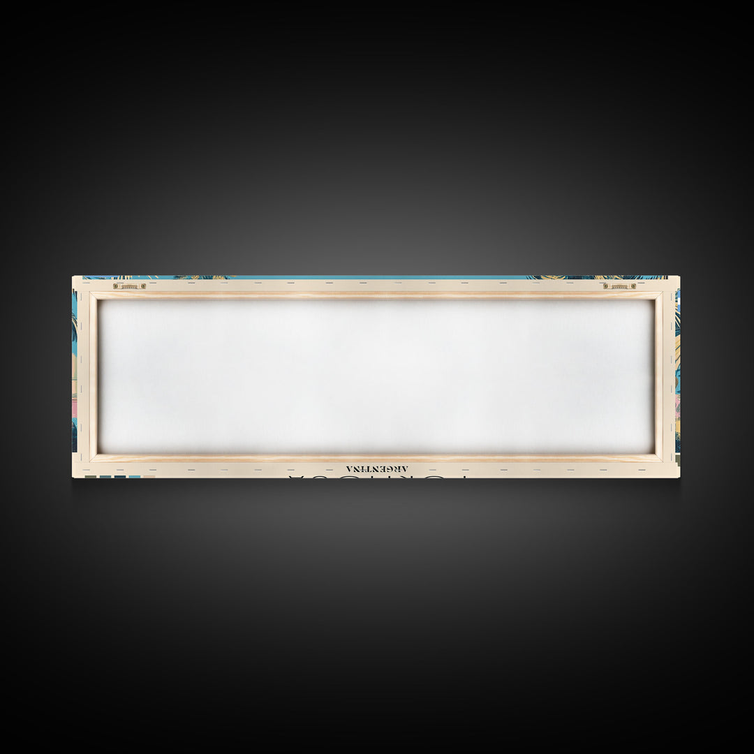 Formosa, Argentina Panoramic Canvas Print, Formosa, Argentina Painting, Argentina Art, Formosa Travel Poster, Travel Art, Guest Room Painting