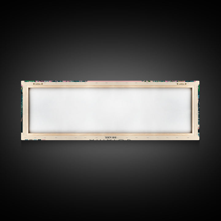 Goiania, Brazil Panoramic Canvas Print, Goiania, Brazil Painting, Brazil Art, Goiania Travel Poster, Travel Art, Vacation Gift