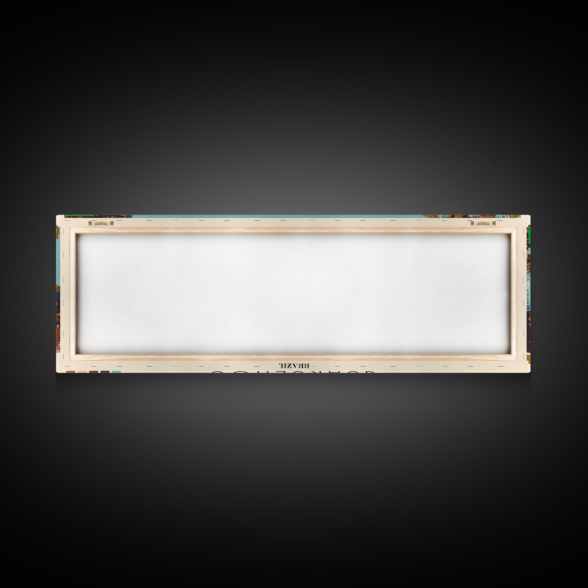 Guarulhos, Brazil Panoramic Canvas Print, Guarulhos, Brazil Painting, Brazil Art, Guarulhos Travel Poster, Travel Art, Guest Room Painting