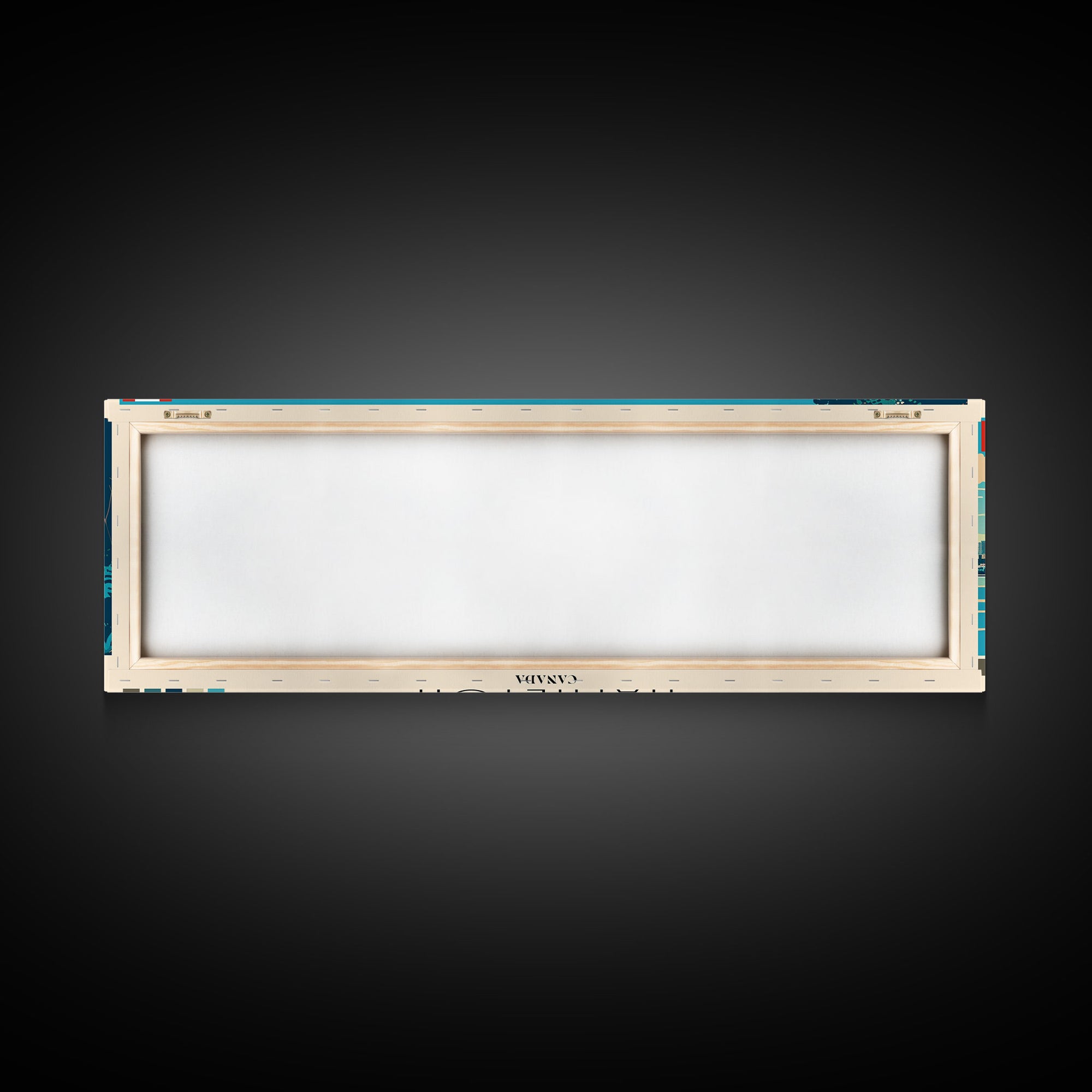 Hamilton, Canada Panoramic Canvas Print, Hamilton, Canada Painting, Canada Art, Hamilton Travel Poster, Travel Art, Living Room Painting