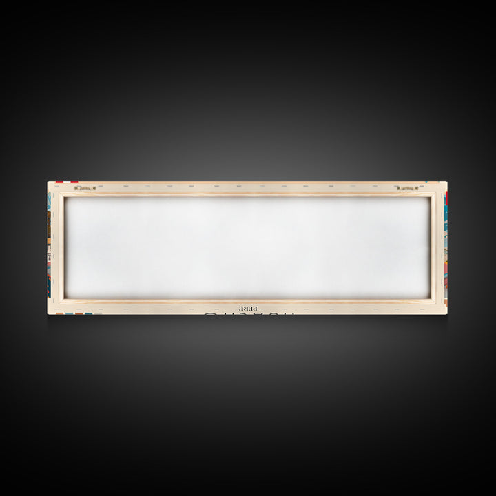 Huacho, Peru Panoramic Canvas Print, Huacho, Peru Painting, Peru Art, Huacho Travel Poster, Travel Art, Guest Room Painting