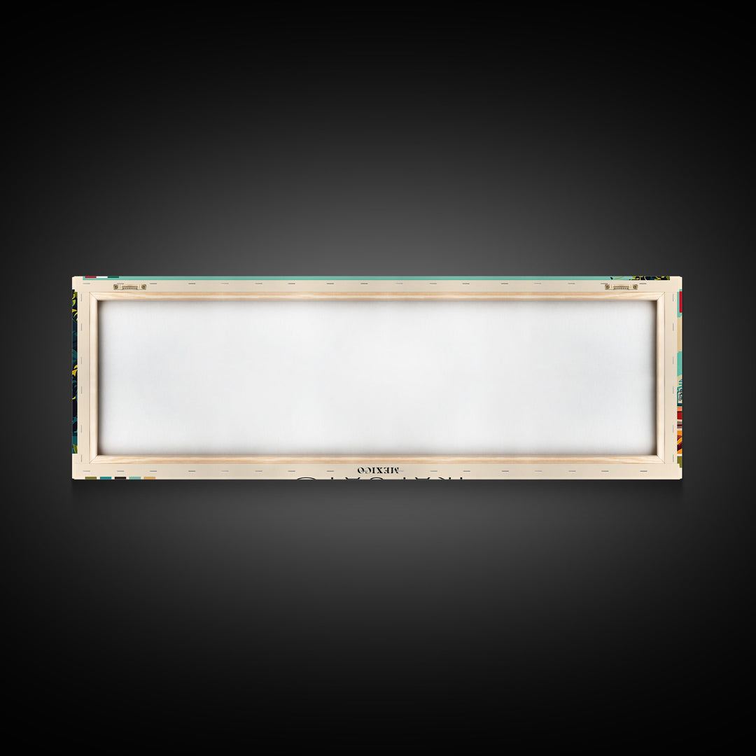 Irapuato, Mexico Panoramic Canvas Print, Irapuato, Mexico Painting, Mexico Art, Irapuato Travel Poster, Travel Art, Housewarming Gift