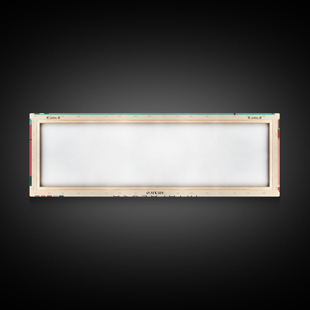 Ixtapaluca, Mexico Panoramic Canvas Print, Ixtapaluca, Mexico Painting, Mexico Art, Ixtapaluca Travel Poster, Travel Art, Living Room Painting