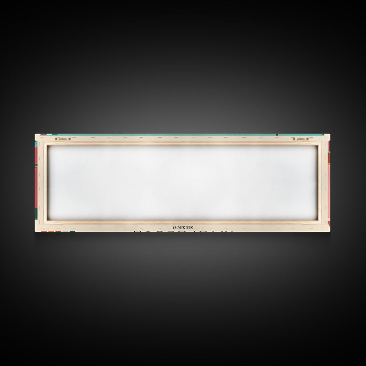 Ixtapaluca, Mexico Panoramic Canvas Print, Ixtapaluca, Mexico Painting, Mexico Art, Ixtapaluca Travel Poster, Travel Art, Living Room Painting