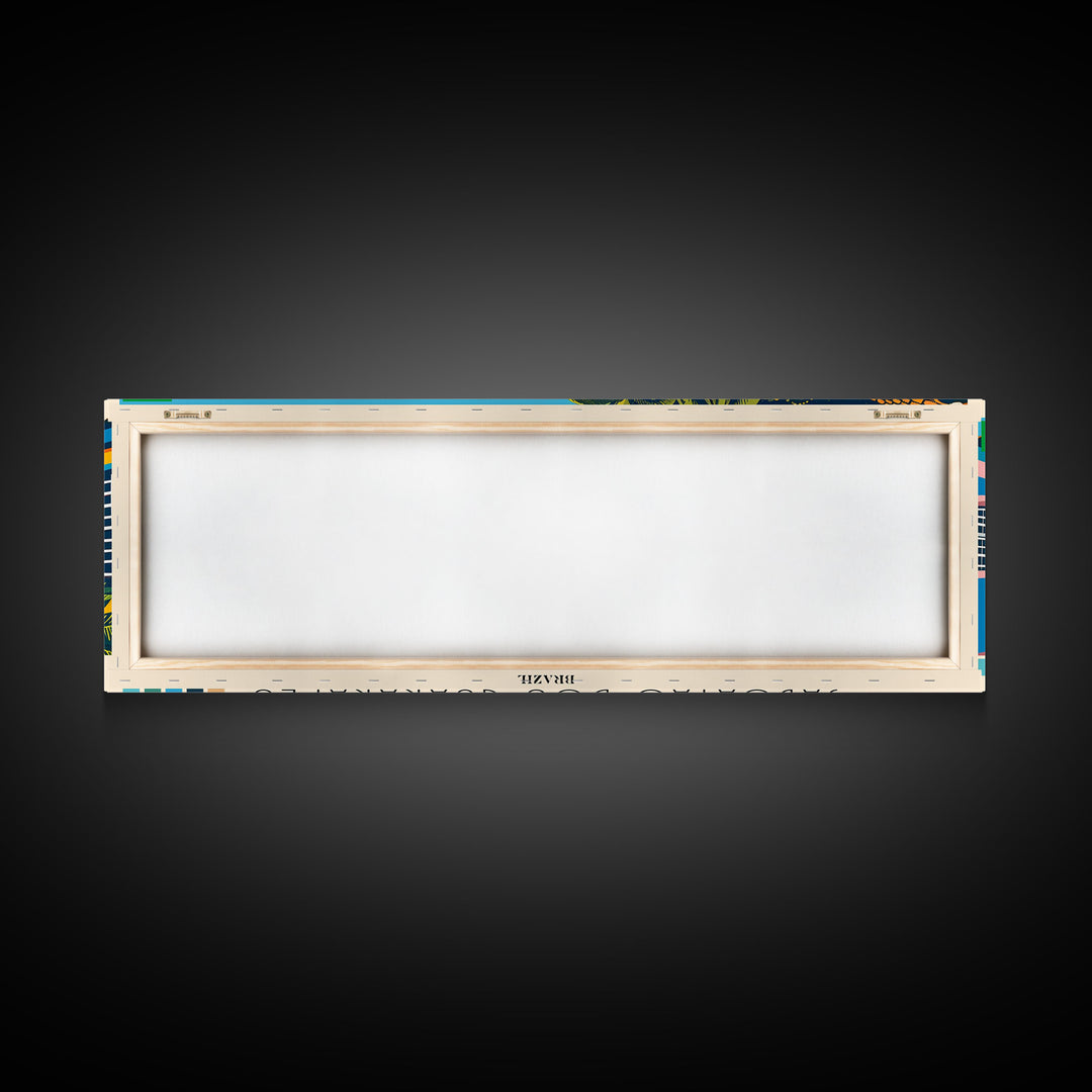 Jaboatao dos Guararapes, Brazil Panoramic Canvas Print, Jaboatao dos Guararapes, Brazil Painting, Brazil Art, Jaboatao dos Guararapes Travel Poster, Travel Art, Housewarming Gift