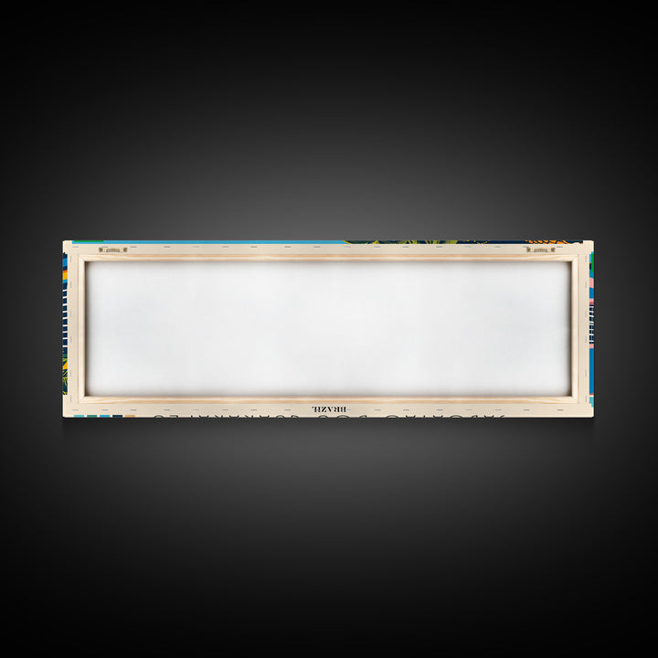 Jaboatao dos Guararapes, Brazil Panoramic Canvas Print, Jaboatao dos Guararapes, Brazil Painting, Brazil Art, Jaboatao dos Guararapes Travel Poster, Travel Art, Housewarming Gift