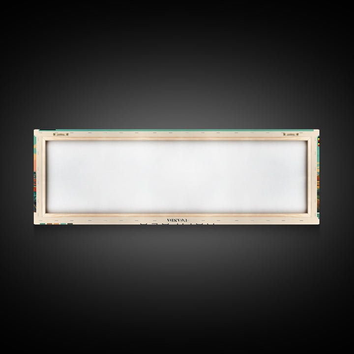 Kampala, Uganda Panoramic Canvas Print, Kampala, Uganda Painting, Uganda Art, Kampala Travel Poster, Travel Art, Living Room Painting