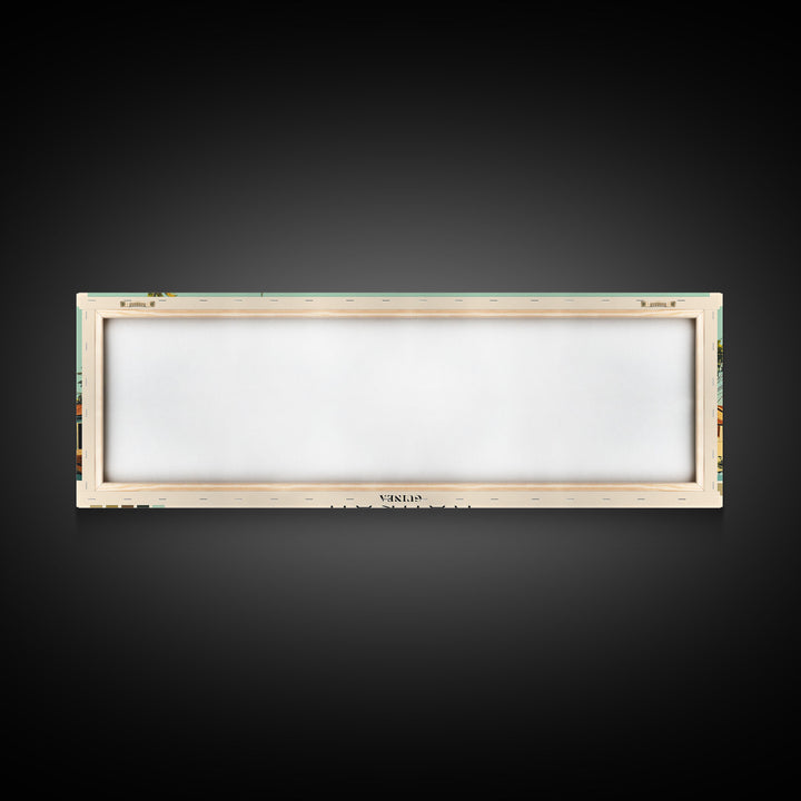 Kankan, Guinea Panoramic Canvas Print, Kankan, Guinea Painting, Guinea Art, Kankan Travel Poster, Travel Art, Guest Room Painting