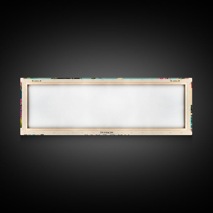 Kaolack, Senegal Panoramic Canvas Print, Kaolack, Senegal Painting, Senegal Art, Kaolack Travel Poster, Travel Art, Living Room Painting