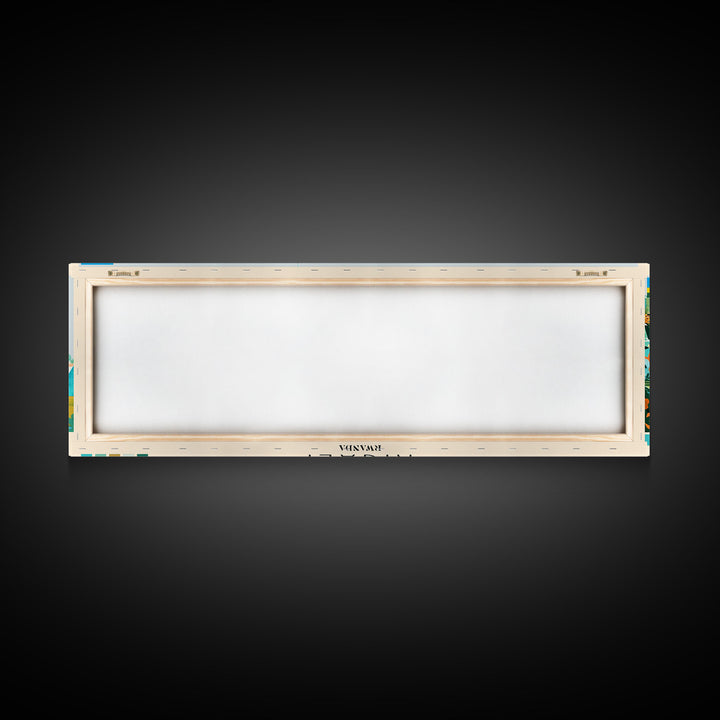 Kigali, Rwanda Panoramic Canvas Print, Kigali, Rwanda Painting, Rwanda Art, Kigali Travel Poster, Travel Art, Housewarming Gift