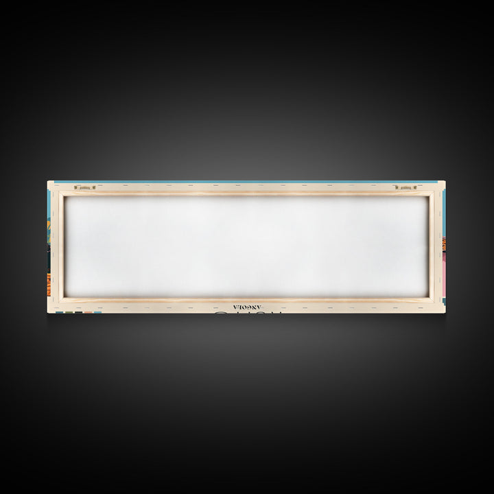 Kuito, Angola Panoramic Canvas Print, Kuito, Angola Painting, Angola Art, Kuito Travel Poster, Travel Art, Vacation Gift