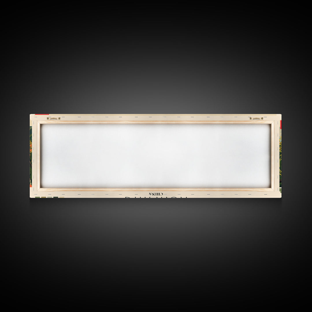 Kunming, China Panoramic Canvas Print, Kunming, China Painting, China Art, Kunming Travel Poster, Travel Art, Housewarming Gift