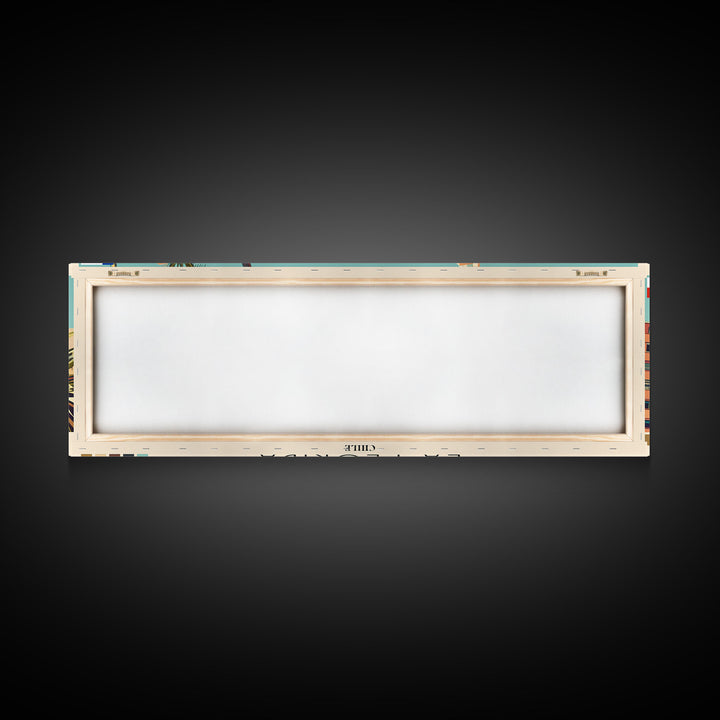 La Florida, Chile Panoramic Canvas Print, La Florida, Chile Painting, Chile Art, La Florida Travel Poster, Travel Art, Guest Room Painting