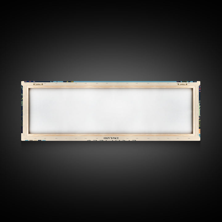 Lichfield, England Panoramic Canvas Print, Lichfield, England Painting, England Art, Lichfield Travel Poster, Travel Art, Housewarming Gift