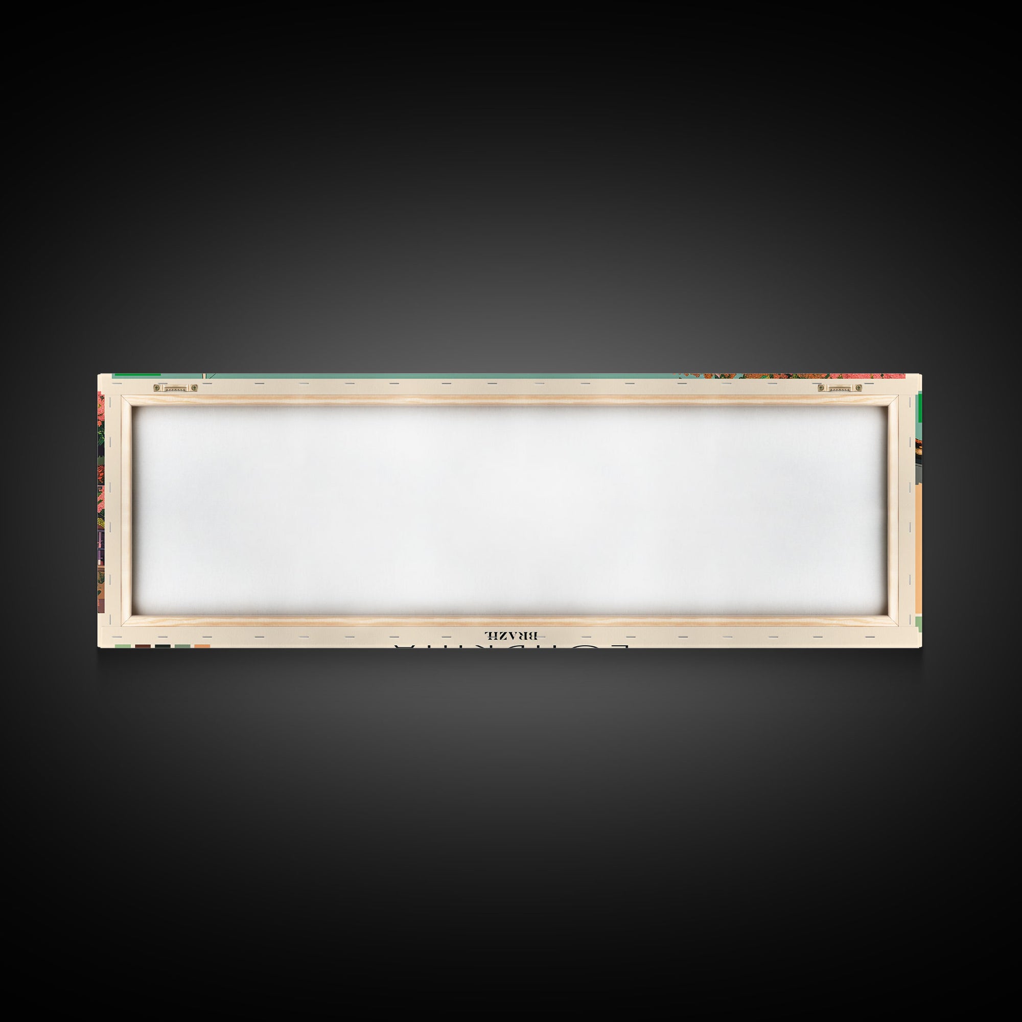 Londrina, Brazil Panoramic Canvas Print, Londrina, Brazil Painting, Brazil Art, Londrina Travel Poster, Travel Art, Guest Room Painting